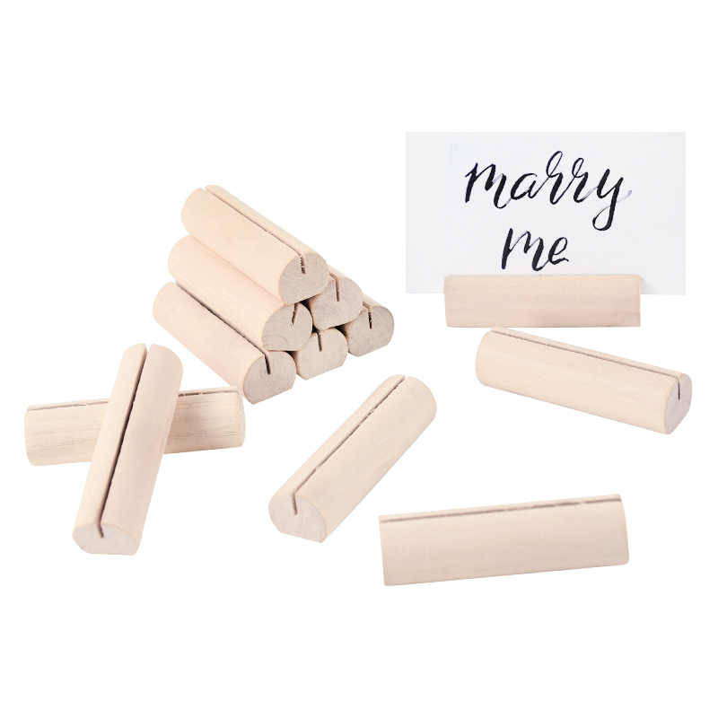 Document Holder Stand - 5/10 pièces, présentoir photo en bois,