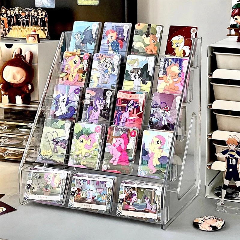 Document Holder Stand - Support de rangement transparent pour cartes