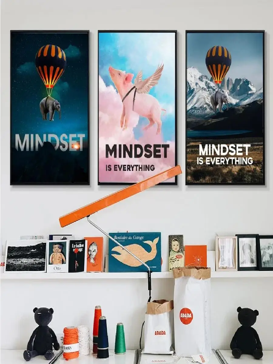 Tableau sur toile avec des cit - Home Office Room Inspiration avis et prix
