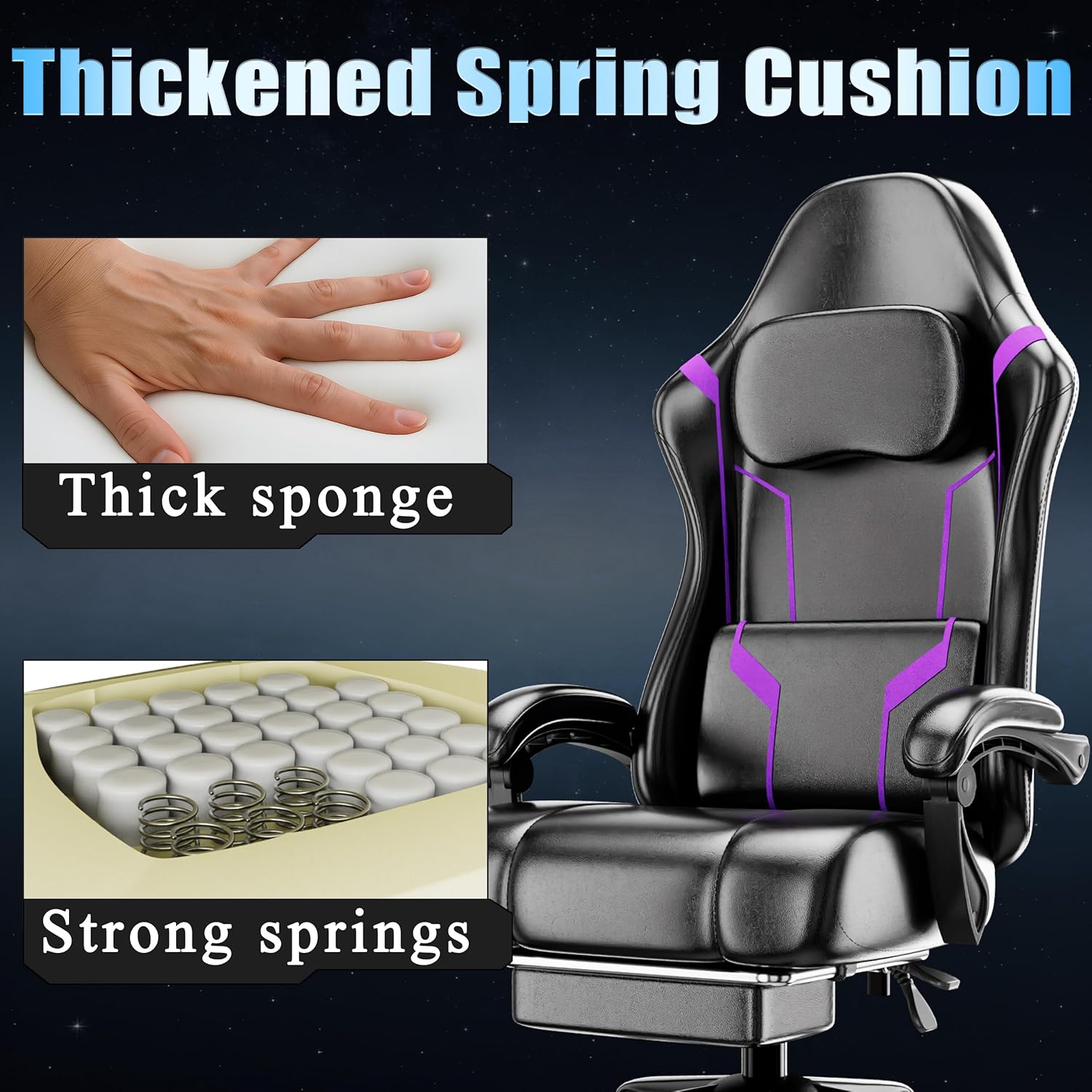 Chaise de jeu ergonomique avec - Ergonomic Office Chair avis et prix