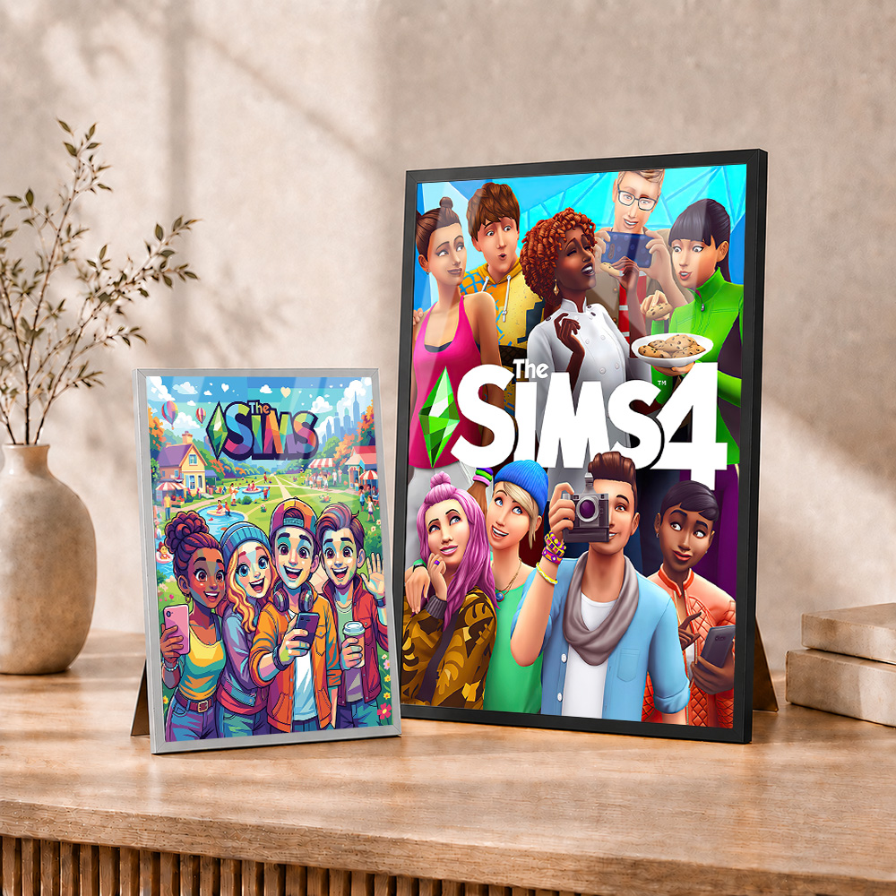 Affiches métalliques The Sims  - Home Office Room Inspiration avis et prix