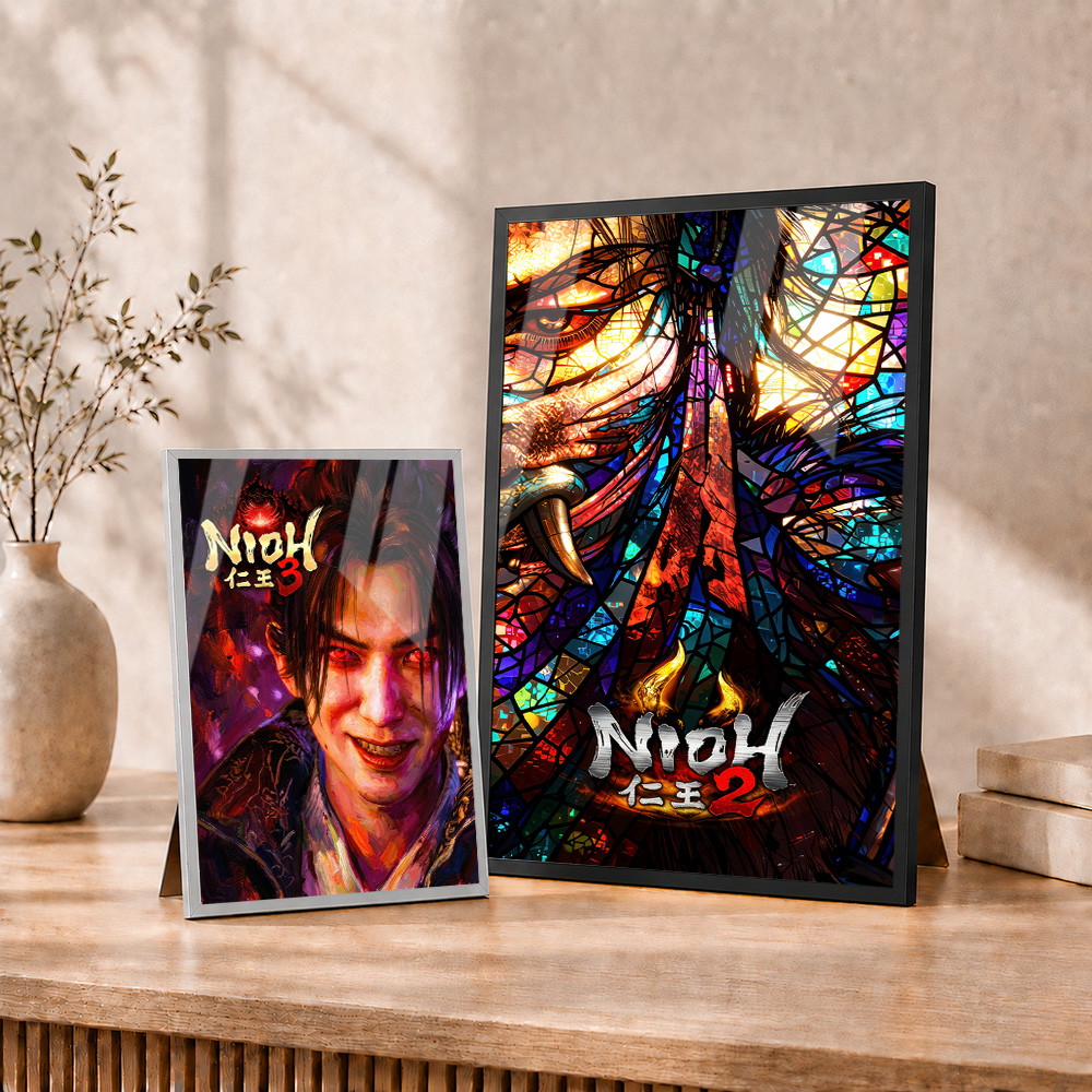 Affiches métalliques Nioh avec - Home Office Room Inspiration avis et prix