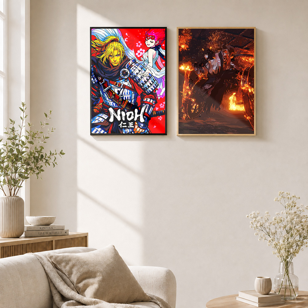 Affiches métalliques Nioh avec - Home Office Room Inspiration avis et prix