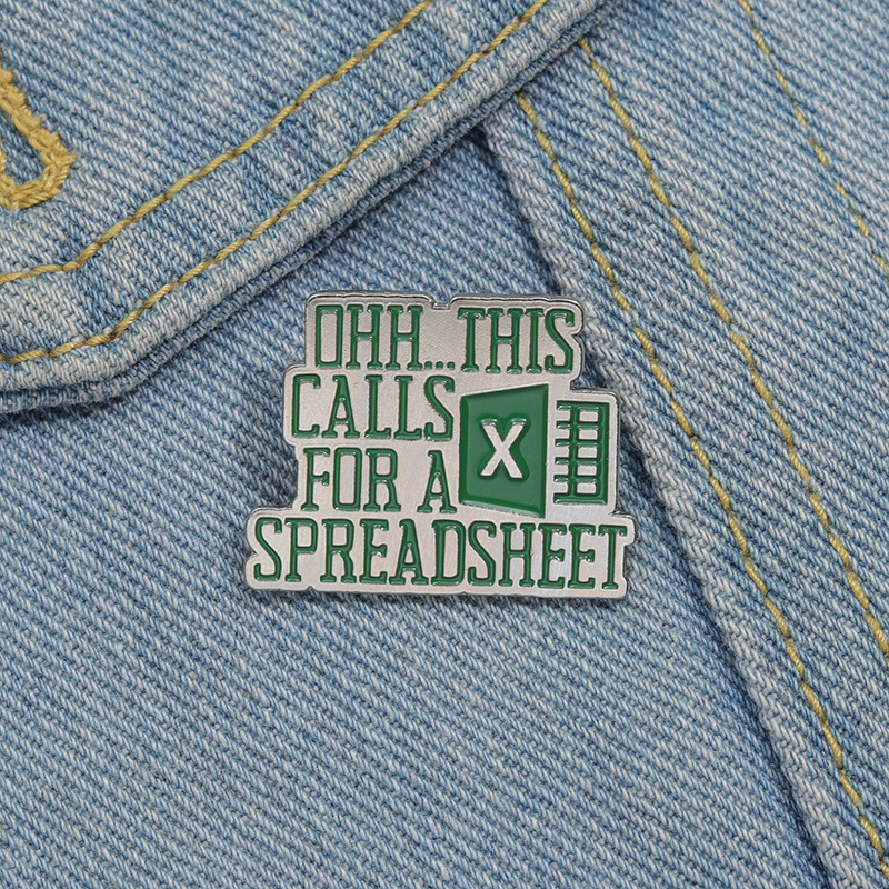 Broches créatives en émail pou - Home Office Logo avis et prix
