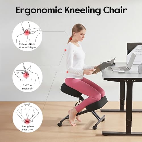 Chaise à genoux en lin, chaise - Ergonomic Office Chair avis et prix