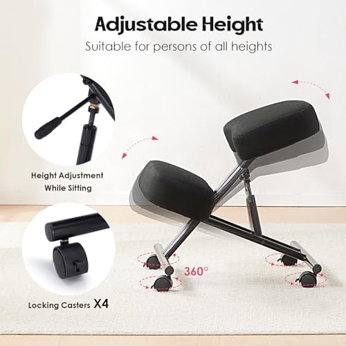 Chaise à genoux en lin, chaise - Ergonomic Office Chair avis et prix